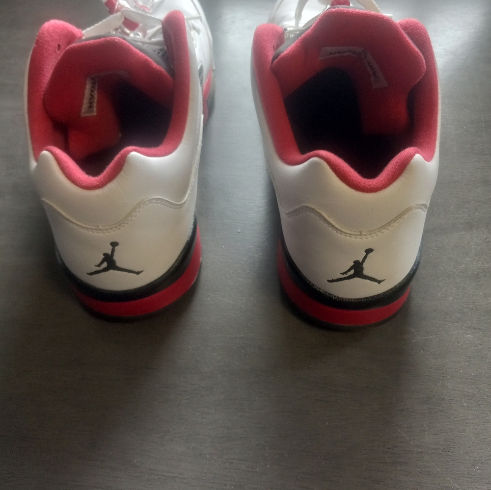 Retro Jordan 5 Low Fire Red Size 11.5 - Picture 2 of 11